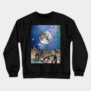 Moon Over Mountains Crewneck Sweatshirt